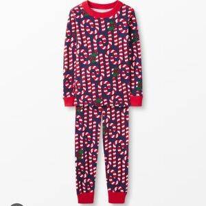 EUC Hanna Andersson Candy Cane PJ’s